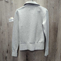 Sweatshirt Jacket, Zipper *gc, clumpy, rubs, older, faded & hairy
