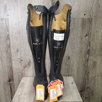 Field Boots, Zips, 2x Black Forms, box *vgc/xc, clean, mnr dirt?residue & scuffs
