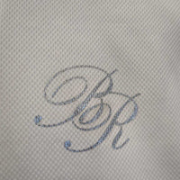 SS Show Shirt, 1/3 Zip Upbling *gc, mnr snags & stains, seam puckers, older
