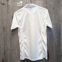 SS Show Shirt, 1/3 Zip Upbling *gc, mnr snags & stains, seam puckers, older
