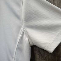 SS Show Shirt, 1/3 Zip Upbling *gc, mnr snags & stains, seam puckers, older
