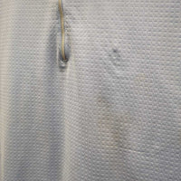 LS Sun Shirt, 1/4 Zip Up, Mesh Sleeves *gc, mnr snags, rubs, pills, pitt stains & runs
