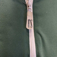 LS Sun Shirt, 1/4 Zip Up, Mesh Sleeves *gc, pit stains, fuzzy, hairy, rubs, pills, older?

