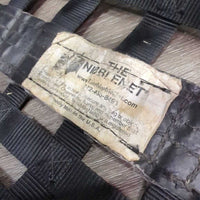 Round Slow Feed Hay Net, Top Rope *gc, clean, stained, residue, faded, rubs, replaced rope
