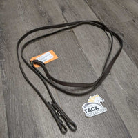 Soft Narrow Curb Reins *gc, clean, & dirty, dry, stiff, residue, stains, creases
