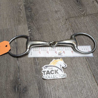 Thick Hvy Eggbutt Snaffle Bit *fair, v.dirty, residue, stains, scuffs
