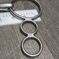 Med 3 Ring French Link Elevator Bit, flat center bar *vgc/gc, scuffs, rubs, clean, residue
