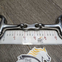Med French Link Eggbutt Bit, flat center bar *gc, dirty, stains, scratches
