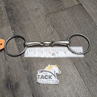Med French Link Loose Ring Bit, locking center lozenge *gc, v.dirty, residue, rust spoits
