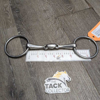 Med French Link Loose Ring Bit, locking center lozenge *gc, v.dirty, residue, rust spoits
