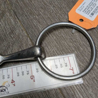 Med French Link Loose Ring Bit, locking center lozenge *gc, v.dirty, residue, rust spoits
