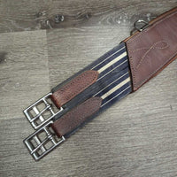 Small Belly Girth, covered carabiner, x2 els *vgc, clean, mnr residue/seam dirt, scuffs, dry

