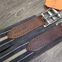 Small Belly Girth, covered carabiner, x2 els *vgc, clean, mnr residue/seam dirt, scuffs, dry
