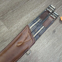 Small Belly Girth, covered carabiner, x2 els *vgc, clean, mnr residue/seam dirt, scuffs, dry
