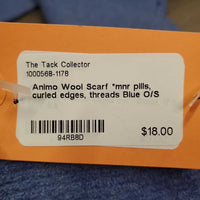 Wool Scarf *mnr pills, curled edges, threads
