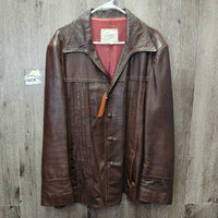 Leather Jacket *vgc, mnr rubs
