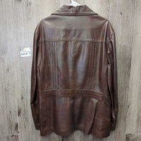 Leather Jacket *vgc, mnr rubs
