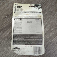 3x Plastic Tarp Clips, Package *new, warped & unglued package, Missing 1
