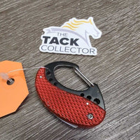 Folding Knife & Carabiner *vgc, clean, mnr rubs & scuffs
