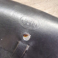 Leather Saddle Bag, 2 Straps *gc, film, gunky stuff
