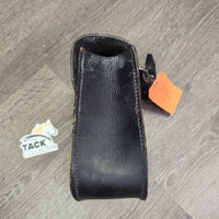 Leather Saddle Bag, 2 Straps *gc, film, gunky stuff
