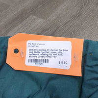 Pr Cotton No Bow Leg Quilts *gc/fair, clean, pilly, puckered, missing fill, mnr hair, stained
