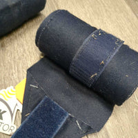 2 Stretchy Nylon Leg Wraps *gc, clean, mnr hair, rubs, pilly, threads, v.frayed edges
