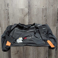 Duffle Bag, 2 Shoulder Straps "REV Engineering" *gc/fair, hair, dirty, cracking inside lining

