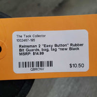 2 "Easy Button" Rubber Bit Guards, bag, tag *new
