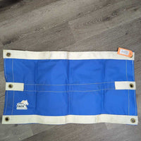 Closed Heavy Vinyl & Nylon Web Stall Guard *xc/like new, clean, older, mnr stains, musty smell

