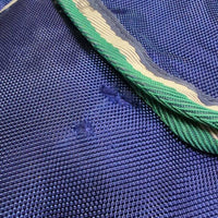 Fleece Lined Rain Sheet, 0 legs *vgc, clean, wpf, older, hair, mnr dirt, rubs, v. mnr stains, puckers, faded
