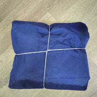 Fleece Lined Rain Sheet, 0 legs *vgc, clean, wpf, older, hair, mnr dirt, rubs, v. mnr stains, puckers, faded
