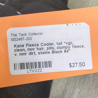 Fleece Cooler, tail *vgc, clean, mnr hair, pills, clumpy fleece, v. mnr dirt, stains

