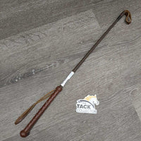 Riding Crop - Whip, strap *vgc, clean, mnr dings, rubs, folded flapper
