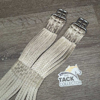 Soft Thick Nylon String Girth, v.nice roller buckles *gc, mnr hair, dirt, stains
