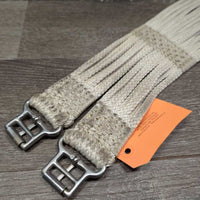 Soft Thick Nylon String Girth, v.nice roller buckles *gc, mnr hair, dirt, stains
