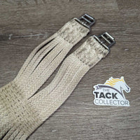 Soft Thick Nylon String Girth, v.nice roller buckles *gc, mnr hair, dirt, stains
