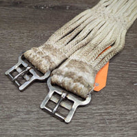 Stiff Nylon String Girth, roller buckles *gc, dirt, stains & rusty
