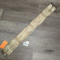 Stiff Nylon String Girth, roller buckles *gc, dirt, stains & rusty
