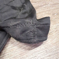 Thick Lycra Shoulder Guard, velcro *gc/fair, stretched elastic, clean, hairy, darted/adjusted neck, snags, pills, rubs, holes, musty, pulled seams
