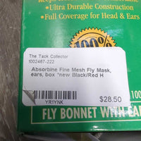 Fine Mesh Fly Mask, ears, box *new
