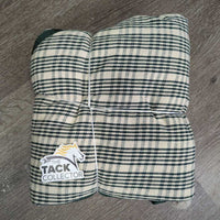 Cotton Stable Sheet, tail *vgc, clean, mnr repair, hair, stains
