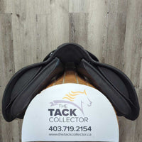 18" *adj *White/XW Gullet In Premier Equine Synthetic All Purpose Saddle, 2 Billet Guards, 4 Velcro Blocks, Navy PEi Jersey Cover, Synthetic Wool Flocking, Front & Rear Gusset Panels, Flaps: 15.75"L x 14.5"W Serial # PE036093
