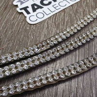 3 String Bling Drop Browband *vgc, clean, bent & missing bling
