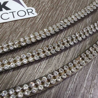 3 String Bling Drop Browband *vgc, clean, bent & missing bling
