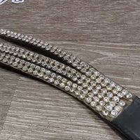 3 String Bling Drop Browband *vgc, clean, bent & missing bling
