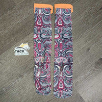 Tall Nylon Riding Socks *like new, strip?faded line
