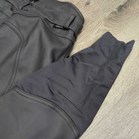 Fleece Lined High Wait Pleather Euroseat Breeches *xc/like new
