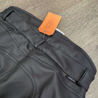 Fleece Lined High Wait Pleather Euroseat Breeches *xc/like new
