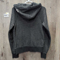 Sweatshirt Hoodie Jacket, zipper *vgc, mnr rubs, threads & pills, older
